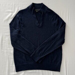 Banana Republic Men's Merino Wool Quarter-Zip Sweater NEW!!